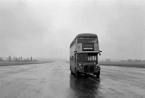 00165 Prints: Routemaster bus part of the Red Arrows bus display team seen here at Chiswick testing