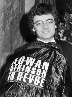 Rowan Atkinson voted TV Personality for his review comedy of the year at the Society of