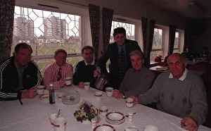 Roy Evans Liverpool FC Football Manager with his Bootroom Team Joe Corrigan Sammy Lee