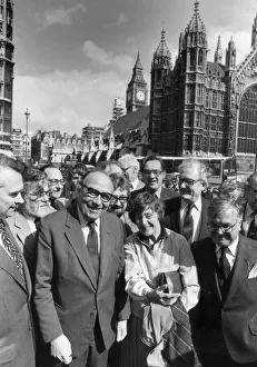 01428 Prints: Roy Jenkins Born Nov. 11, 1920 a prolific career which includes Chancellor of