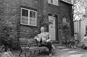 Roy Marsden on the set of The Black Tower'in Norfolk. 25th July 1985