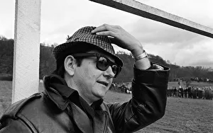Roy Orbison America singer at a scramble bike meeting at Hawkstone Park, Shropshire