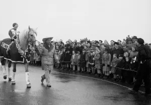 Cowboy Prints: Roy Rogers horse Trigger arrives at Prestwick Airport
