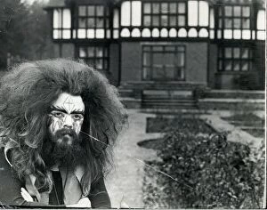 Images Dated 3rd January 1973: Roy Wood outside his country mansion in Worcestershire. 03 / 01 / 1973