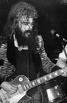 Roy Wood, of the pop group Wizard, performing at The Cavern Club, Liverpool, Merseyside