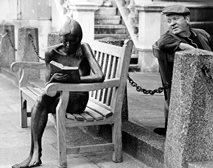Sculpture Prints: Royal Academy of Art March 1971 - A sculpture by Devon Artist Desmond Hale Fountain