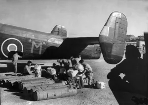 Ammunition Prints: Royal Air Force Halifax aircraft of the Balkan Air Force have played a greet part in