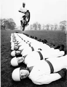 Core69 Prints: Royal Artillery Motor Cycle Display Team in action circa 1966