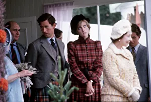 Kilts Prints: Royal Family at the annual Braemar gathering for the Highland Games