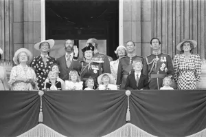 Ceremony Prints: The Royal Family assemble on the balcony of Buckingham Palace for The Trooping of