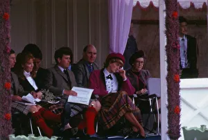 The Royal Family attending the annual Braemar Highland Games near Balmoral, Scotland