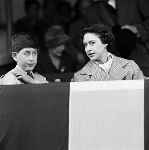 The Royal family at the Badminton Horse Trials. Pictured