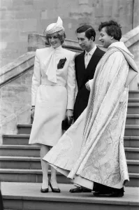 01150 Prints: The Royal family pictured at St Georges Chapel, Windsor, after the Church service