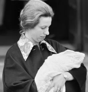 Her Royal Highness Anne leaves St Marys Hospital in Paddington