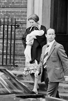 Her Royal Highness Anne leaves St Marys Hospital in Paddington
