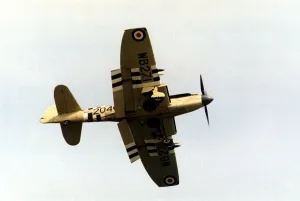 00385 Prints: A Royal Navy Fairey Firefly carrier-borne fighter aircraft