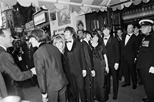 Royal premiere of The Beatles new film Help! at the London Pavilion in Piccadilly circus
