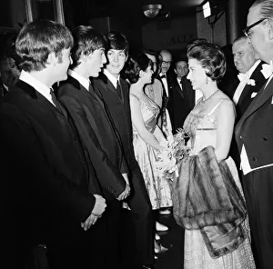 01043 Prints: The Royal Variety Performance 4th November 1963 Princess Margaret is