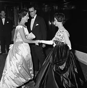 Gown Prints: The Royal World Premiere of the film Look Back in Anger'at the Empire Theatre