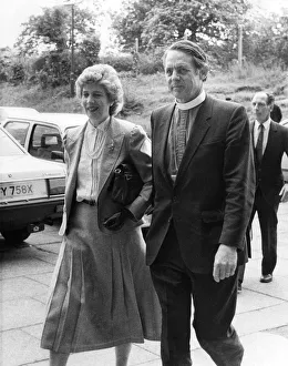 Worship Prints: The Rt. Rev D. Sheppard (Bishop of Liverpool) and his wife arrive at the Cathedral