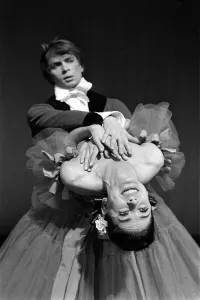 Rudolf Nureyev and Margot Fonteyn seen here during the press call for the Royal Ballets