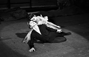 Rudolf Nureyev and Margot Fonteyn seen here during rehearsals at the Royal Ballet Covent Garden Entertainment Dance Ballet Performance April 1962 1960s ©Mirrorpix 1962-360-21. jpg