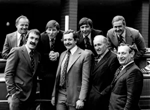 Rugby Captains: Captains past and present of the English rugby team gathered today to