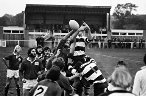 Images Dated 2nd October 1974: Rugby match, Birmingham v Coventry. 2nd October 1974