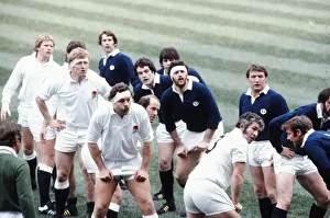 00445 Prints: Rugby Union Five Nations International match at Twickenham