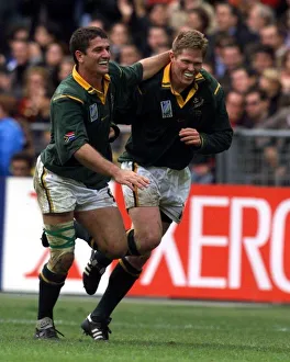 Rugby Union World Cup 1999 England v South Africa Oct 1999 Van der Westhuizen