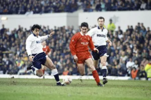 Rumbelows Cup Semi Final Second Leg match at White Hart Lane