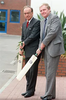 Newspapers Prints: Rupert Murdoch (left) and Mark McCormack announce a deal in which Mr Murdoch