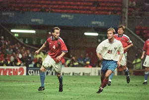 00954 Prints: Russia 3-3 Czech Republic, Euro 1996 Group C match at Anfield