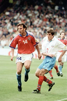 Russia 3-3 Czech Republic, Euro 1996 Group C match at Anfield
