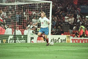 00954 Prints: Russia 3-3 Czech Republic, Euro 1996 Group C match at Anfield