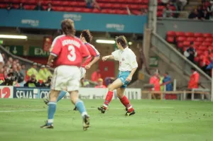 00954 Prints: Russia 3-3 Czech Republic, Euro 1996 Group C match at Anfield