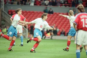 Russia 3-3 Czech Republic, Euro 1996 Group C match at Anfield