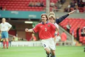 Russia 3-3 Czech Republic, Euro 1996 Group C match at Anfield