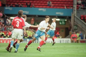 00954 Prints: Russia 3-3 Czech Republic, Euro 1996 Group C match at Anfield