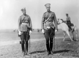 Russian army officers during the advance into the Austro Hungarian empire during World