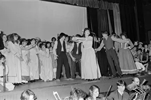 Ruth Jones appears in Porthcawl Comprehensive Schools production of