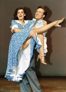 Ruthie Henshall Actress and co star Kirby Ward of the stage musical of George Gershwin