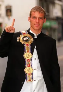 Ryan Rhodes British champion announcing plans for vacant IBF intercontinental title fight