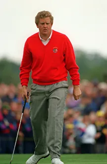 Ryder Cup Europe v USA The Belfry September 1993 Colin Mongomerie looks concerned