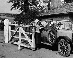 Sussex Prints: Ryes famous toll abolished. Well known to thousands of motorists in Sussex