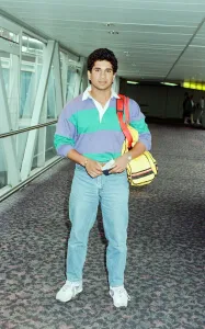 Sachin Tendulkar, first overseas signing for Yorkshire County Cricket Club