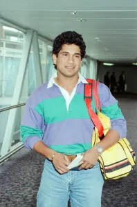 00604 Prints: Sachin Tendulkar, first overseas signing for Yorkshire County Cricket Club
