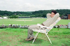00603 Prints: Sachin Tendulkar, first overseas signing for Yorkshire County Cricket Club