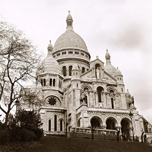 Capital Prints: Sacre Coeur Paris France - external view of the building church building