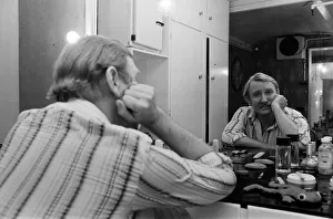 01105 Prints: A sad looking Leslie Phillips, pictured after having his house stripped of thousands of